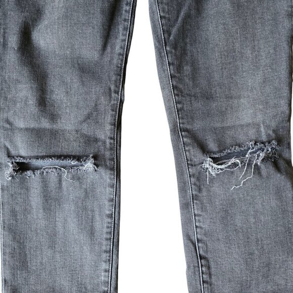 Frame Le High Skinny Grey Casual  distressed Denim Women's Jeans. Size 26 - Picture 8 of 11